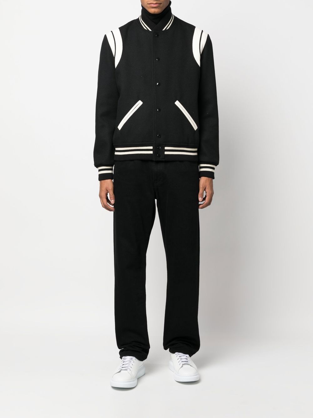 Палта Saint Laurent черни
