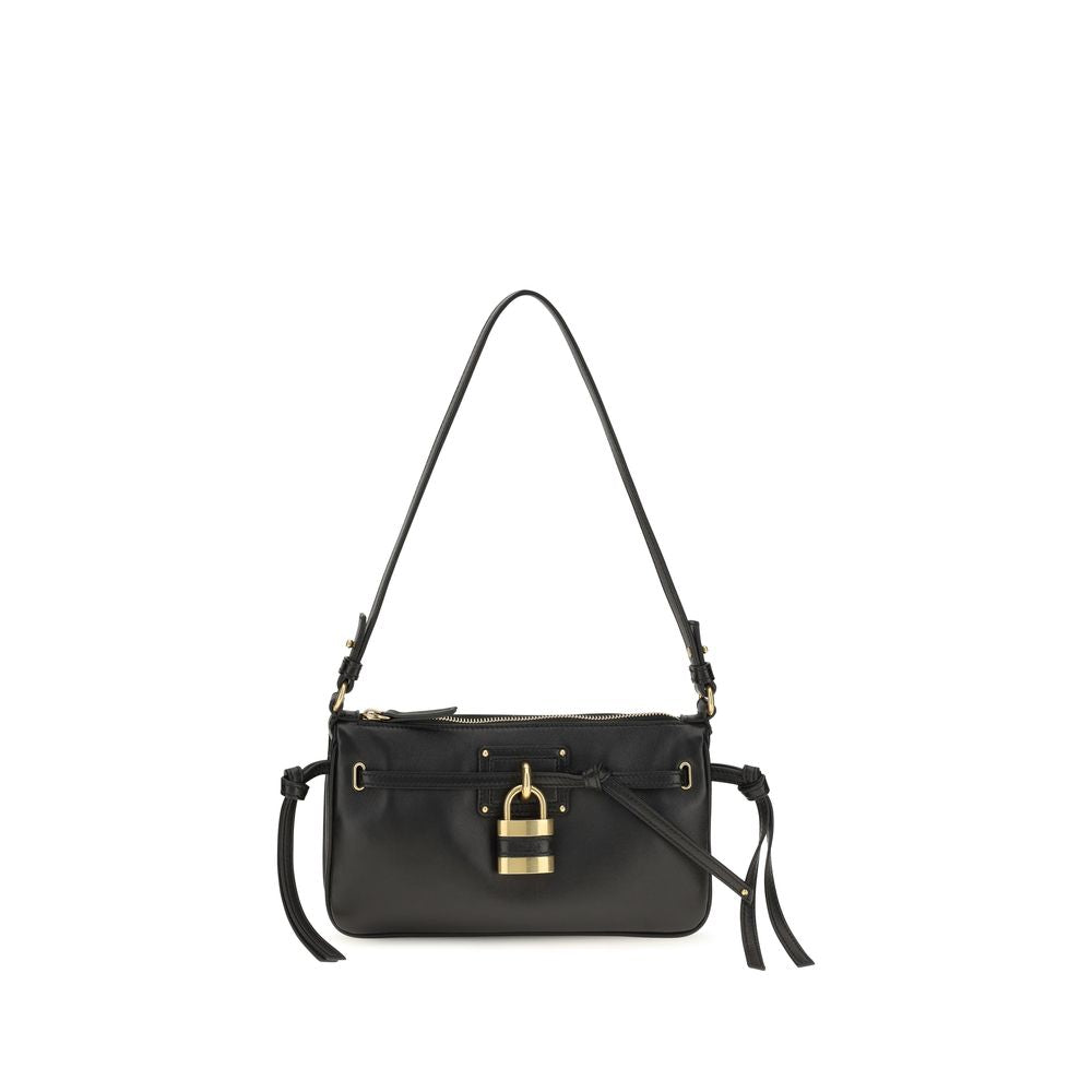 Chloé Black Calf Leather Bos Taurus Shoulder Bag