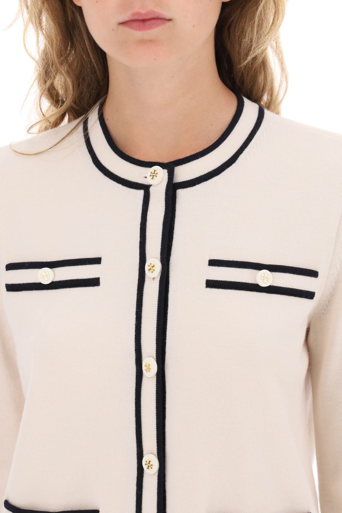 Жилетка от мериносова вълна Кендра от Tory Burch
