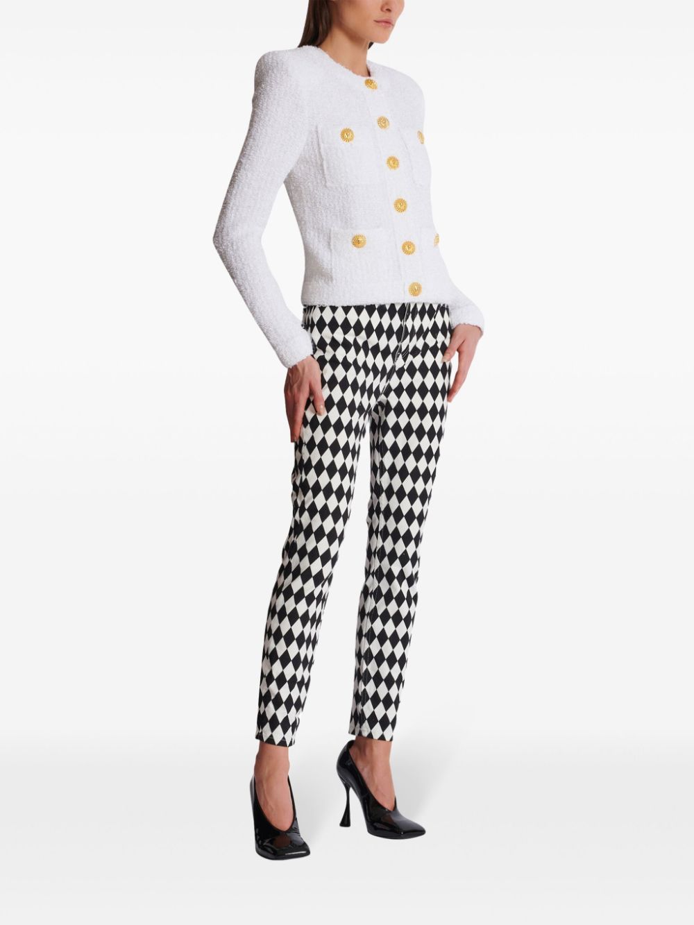 Якета Balmain бели