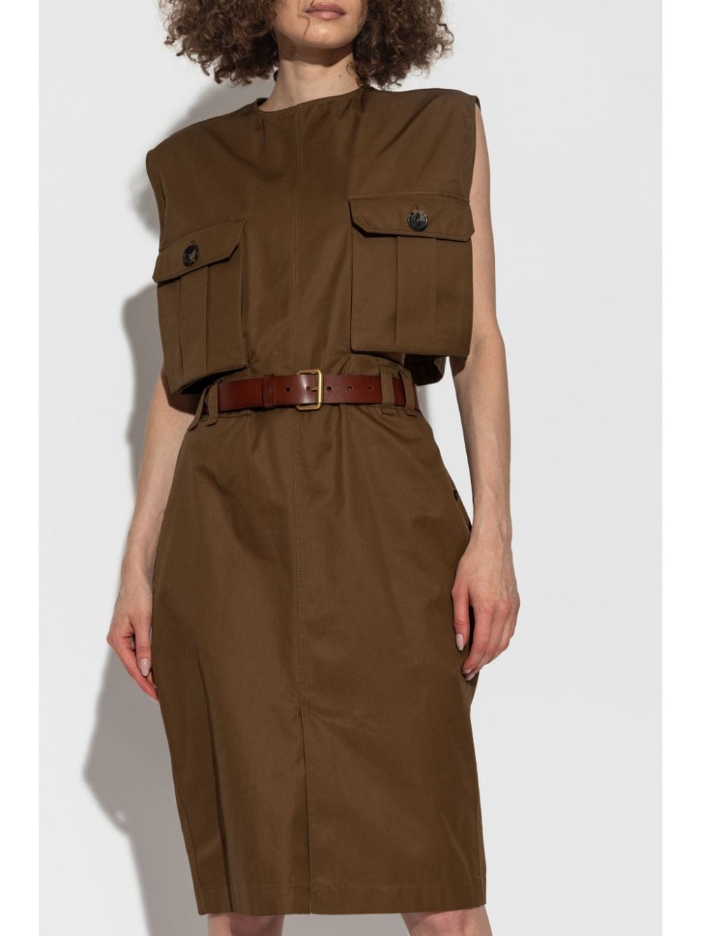 Рокли Saint Laurent бежови