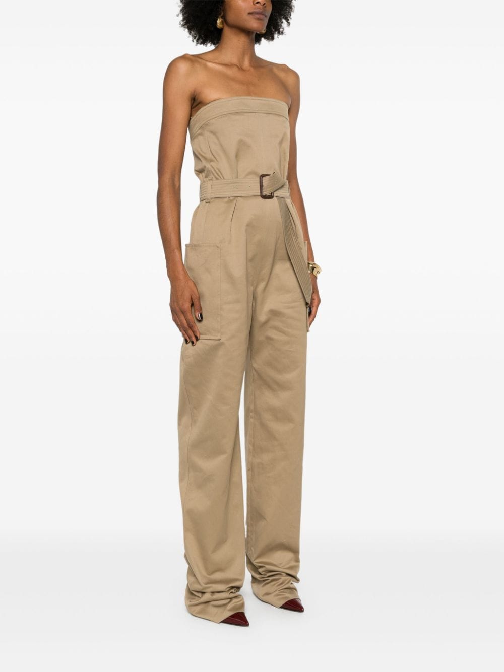 Рокли Saint Laurent бежови