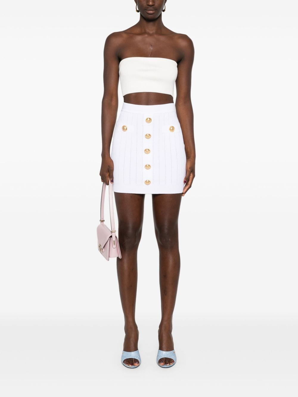 Поли Balmain бели