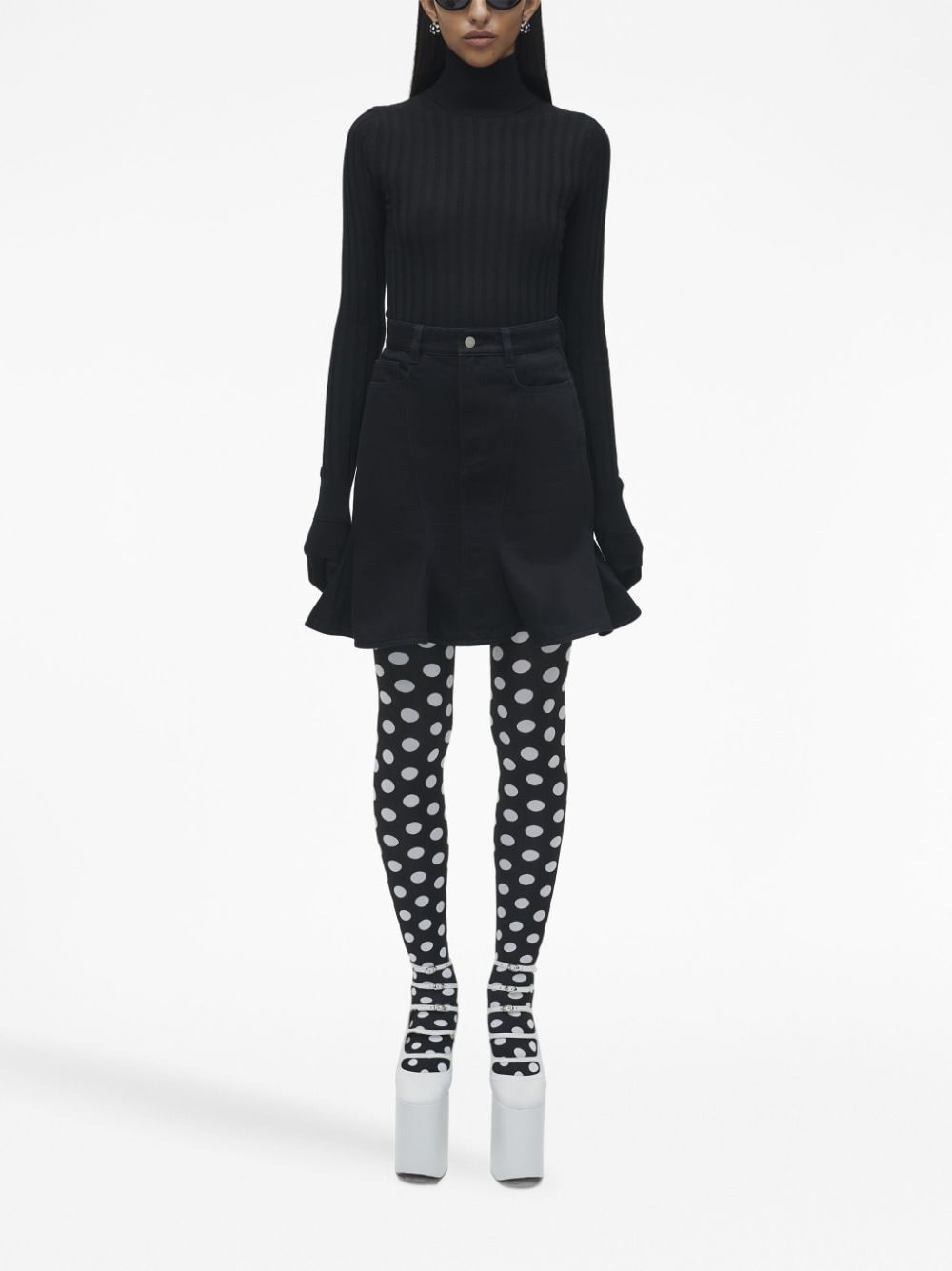 Поли на Marc Jacobs в черно