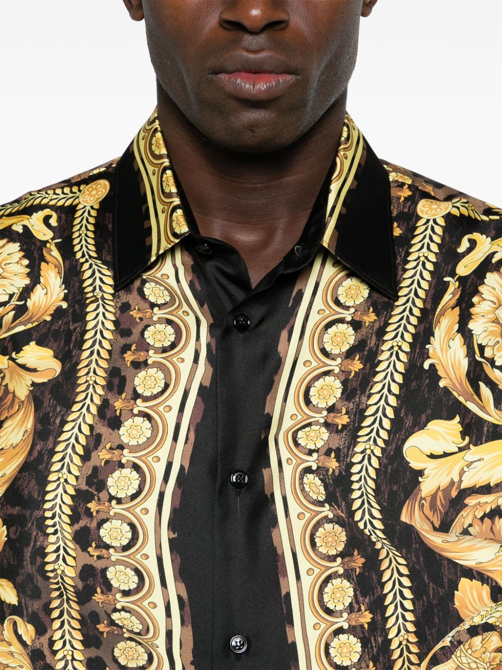 Риза с принт Versace Barocco