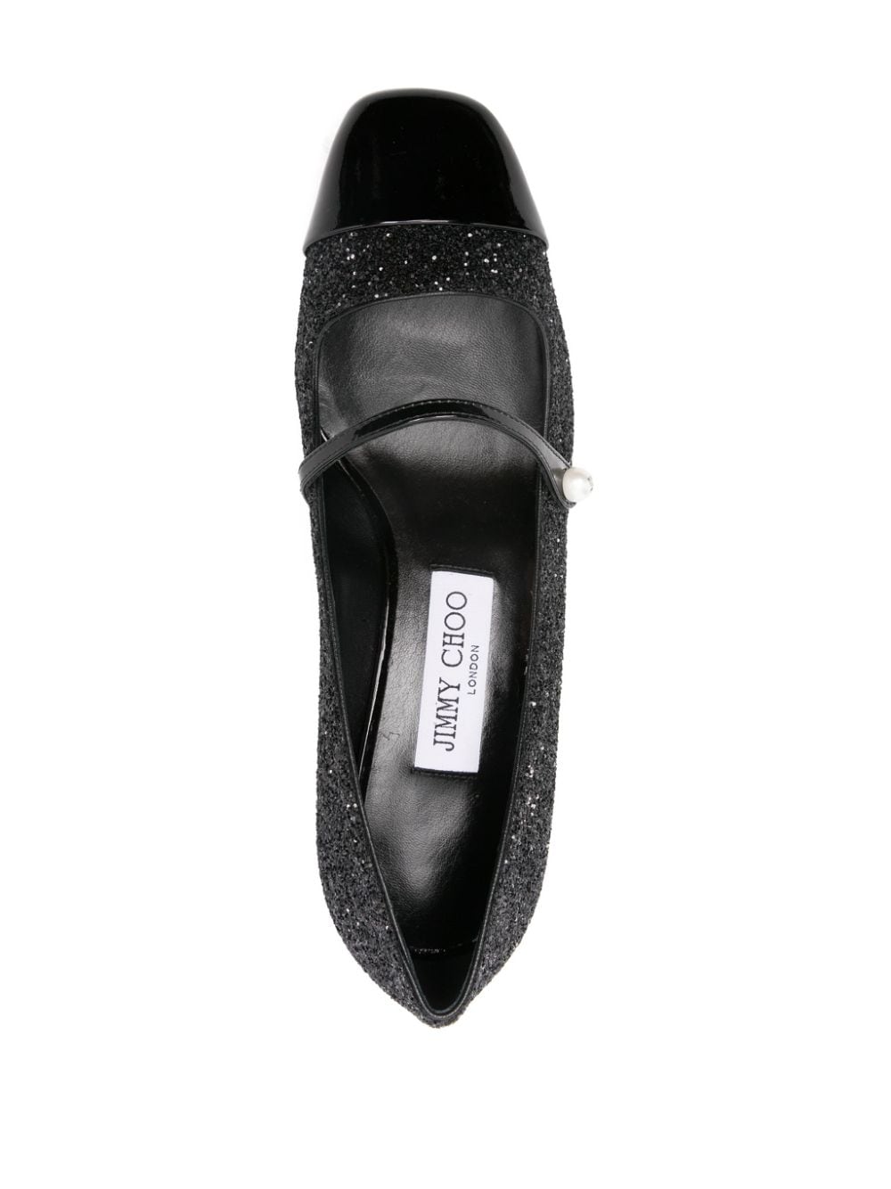 Кожени обувки с блясък Jimmy Choo Elisa 45