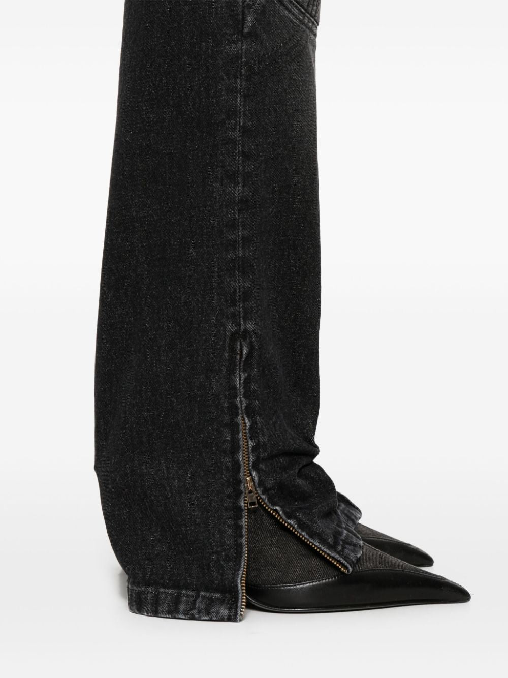 Дънки JEAN PAUL GAULTIER Черни