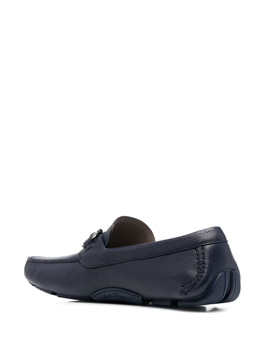Ferragamo Gancini leather loafers