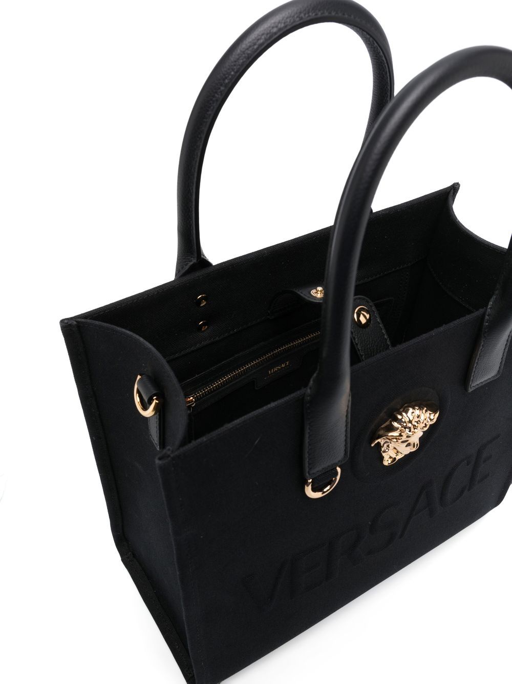 Малка платнена чанта Versace La Medusa