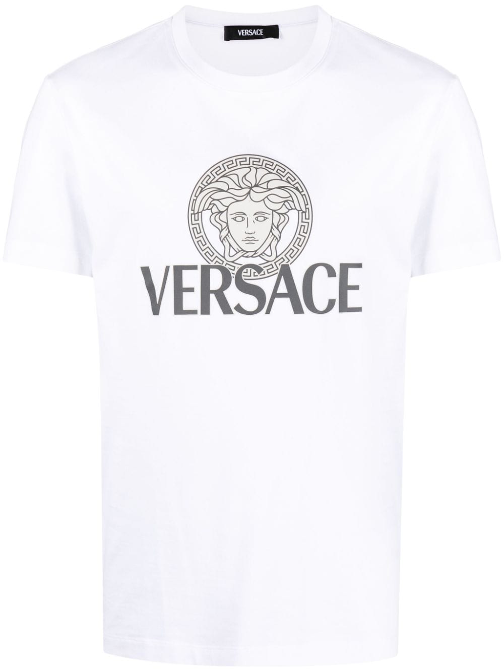 Тениска с лого на Versace Medusa