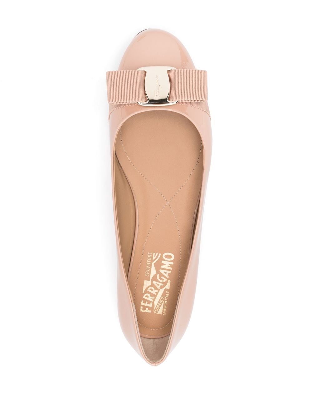 Кожени балерини Ferragamo Varina