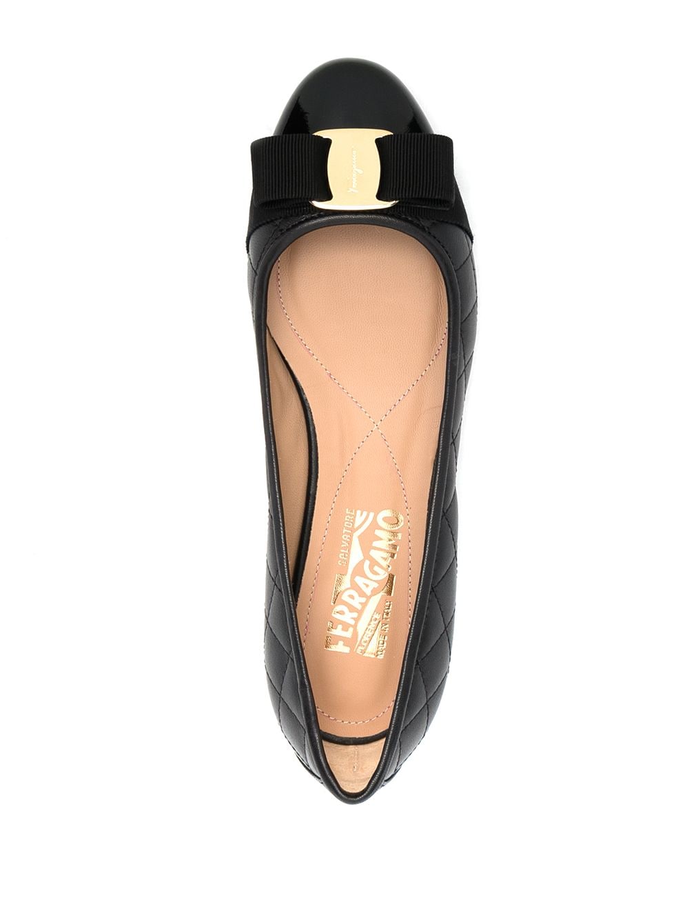 Ватирани балерини Ferragamo Varina