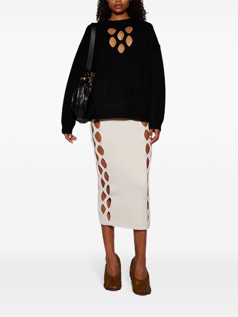 Чанта тип хобо с малка гривна Chloè Chloé