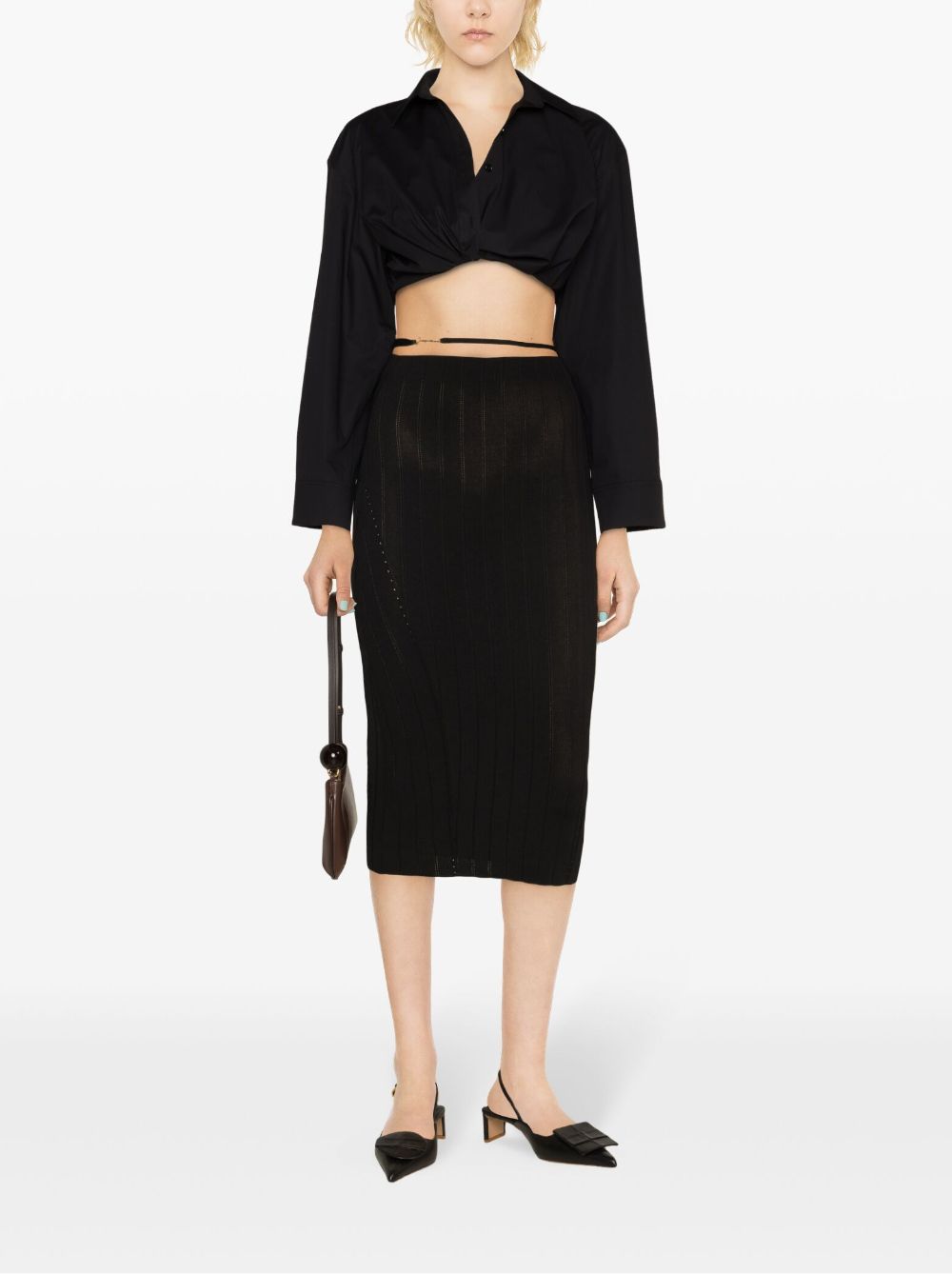 Поли JACQUEMUS Черни