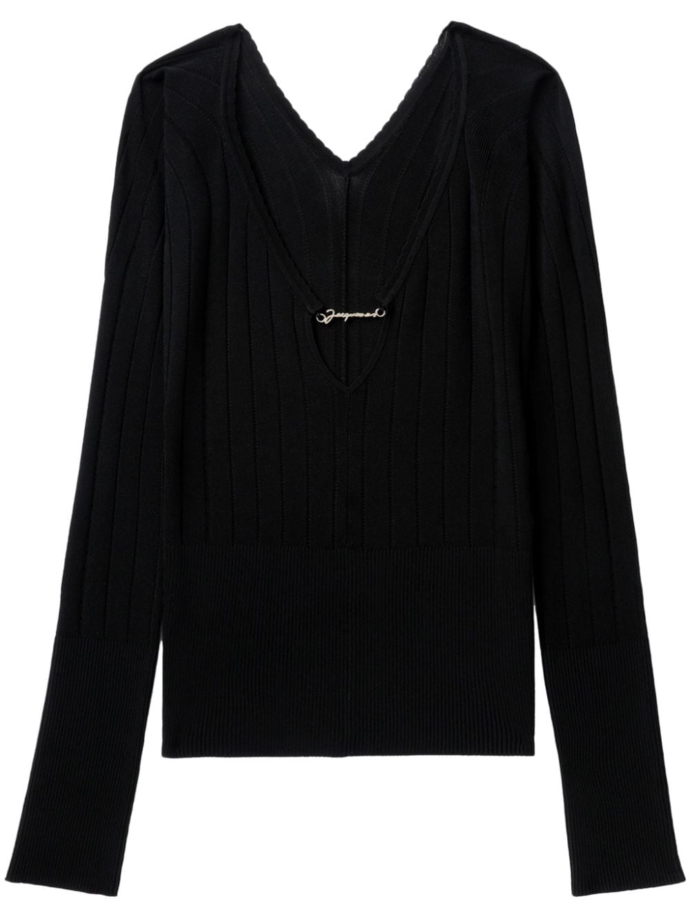 Топ JACQUEMUS черен
