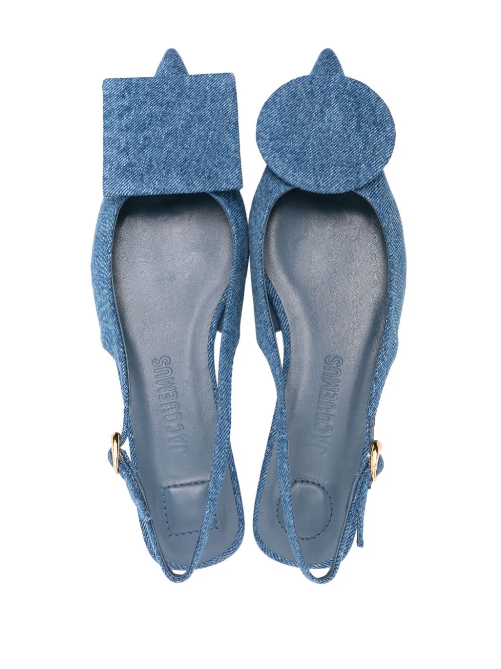 Балетки Jacquemus The Slingback Duelo Plates