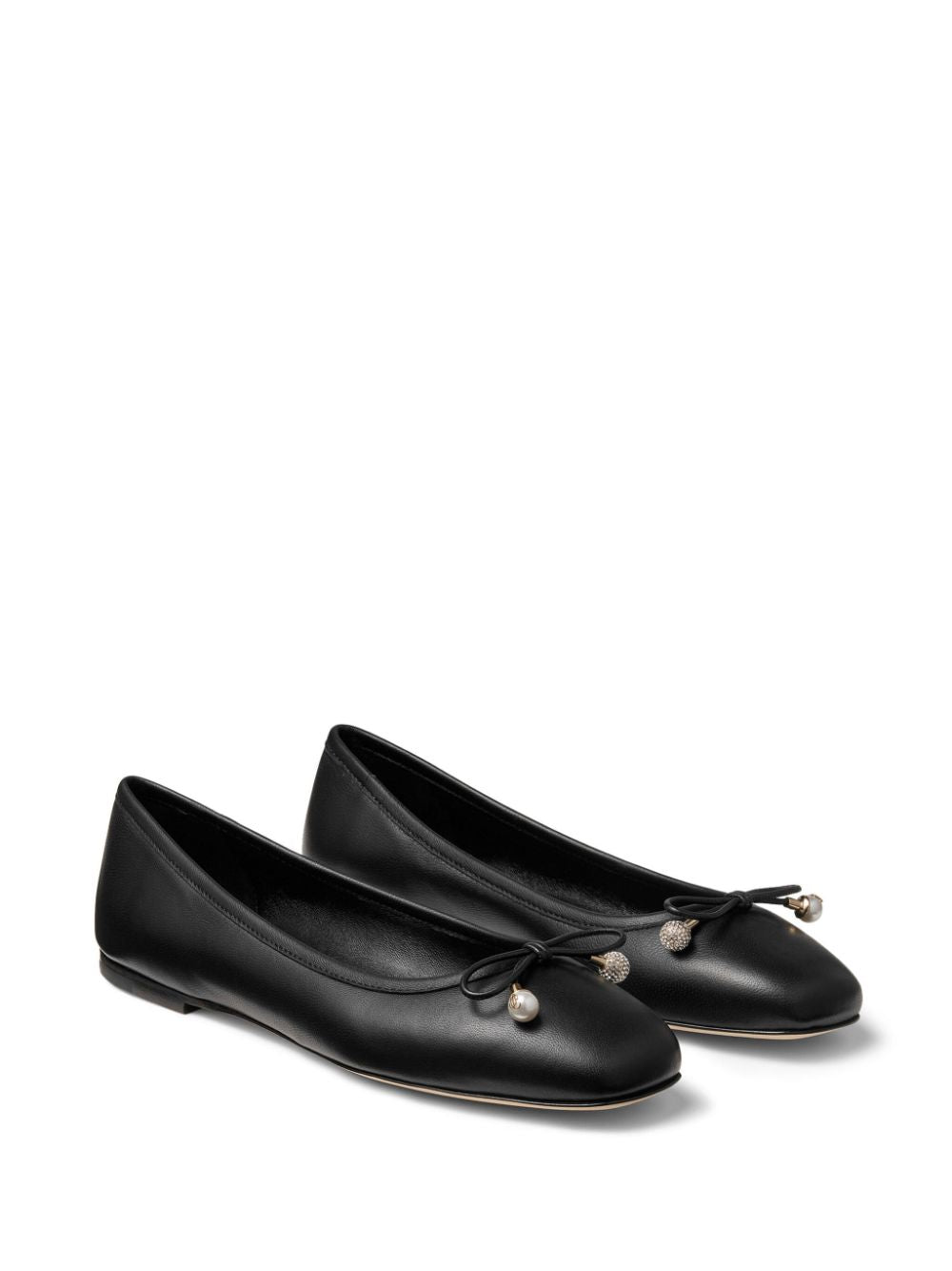 Jimmy Choo Elme плоски обувки с перлена украса