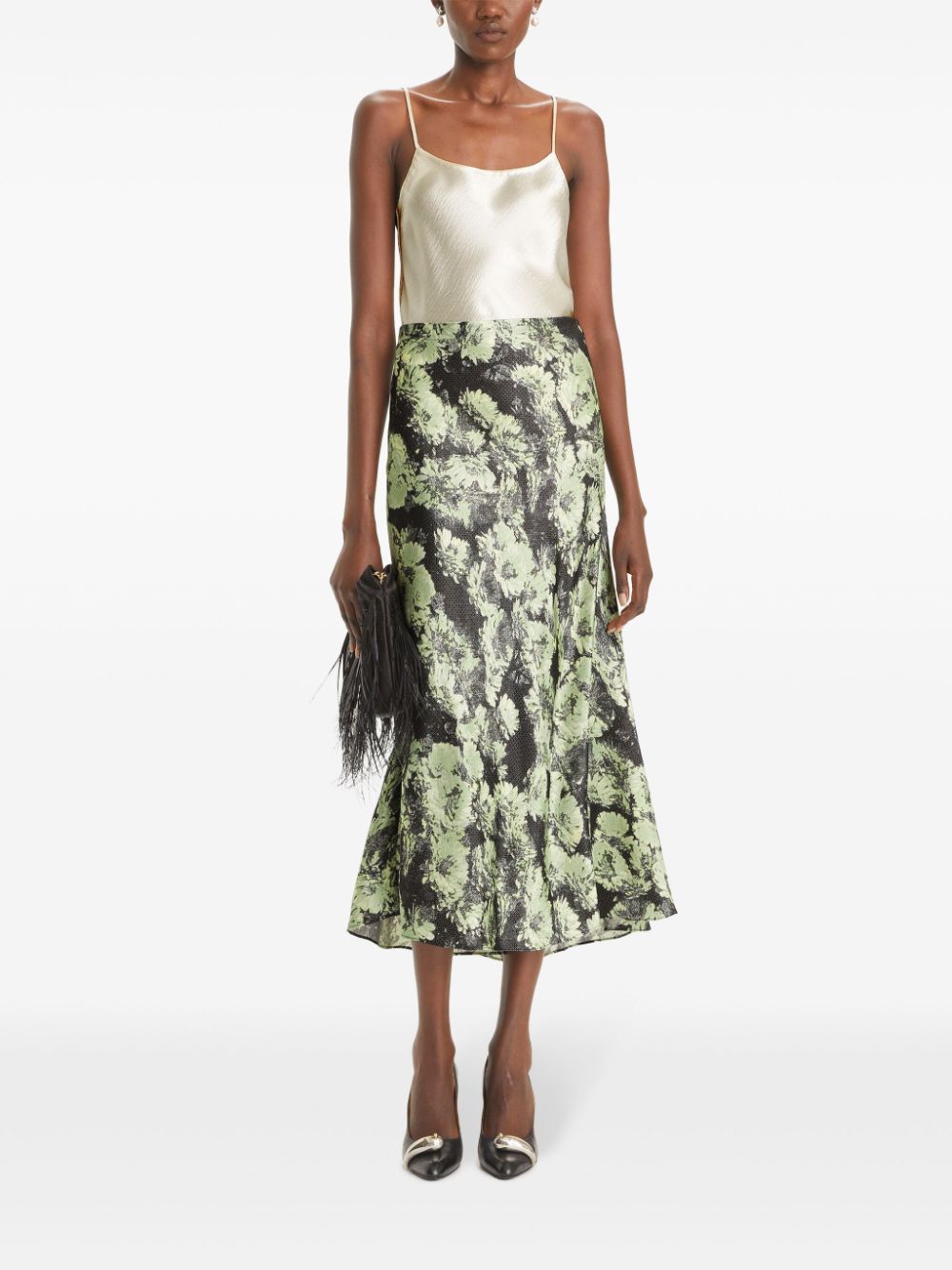 Зелени поли на Tory Burch