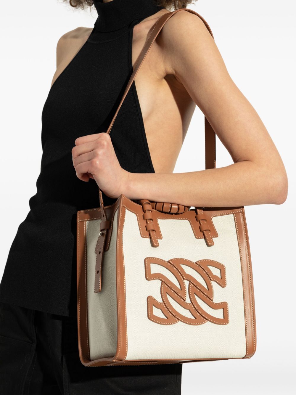 Чанта Casadei Tote с лого