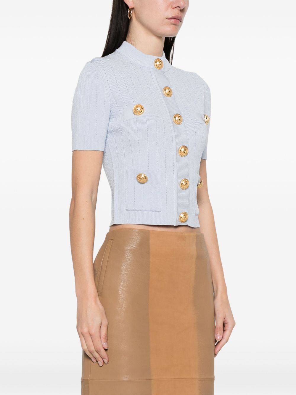 Плетена жилетка Balmain