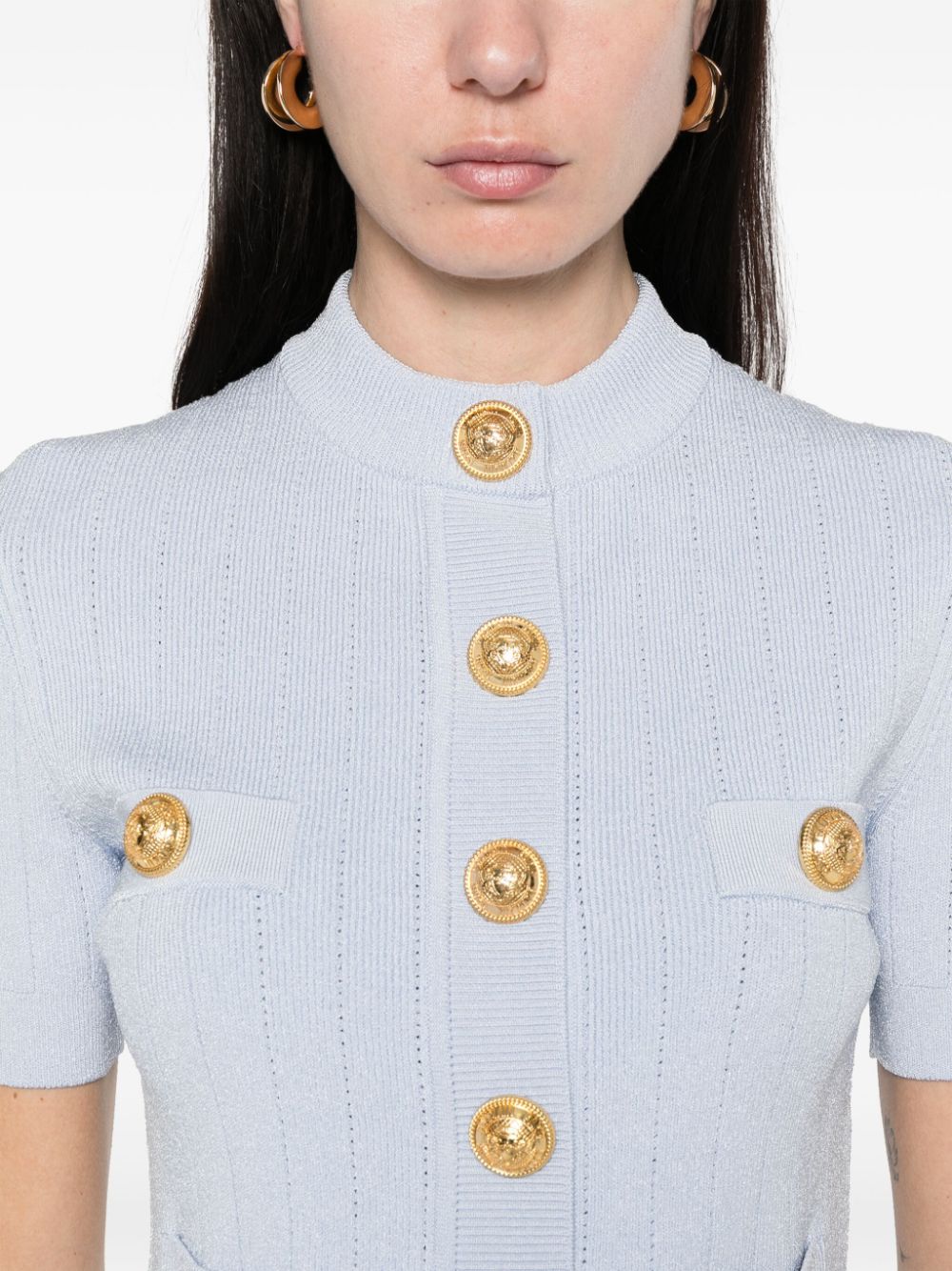 Плетена жилетка Balmain