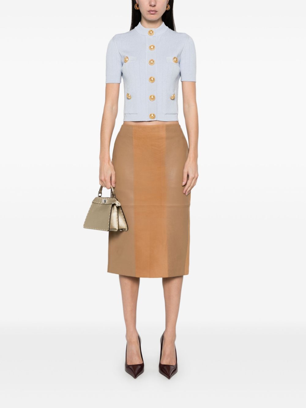 Плетена жилетка Balmain