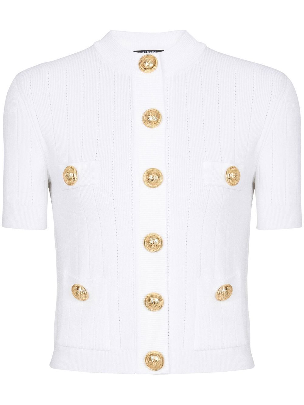 Плетена жилетка Balmain с 4 джоба