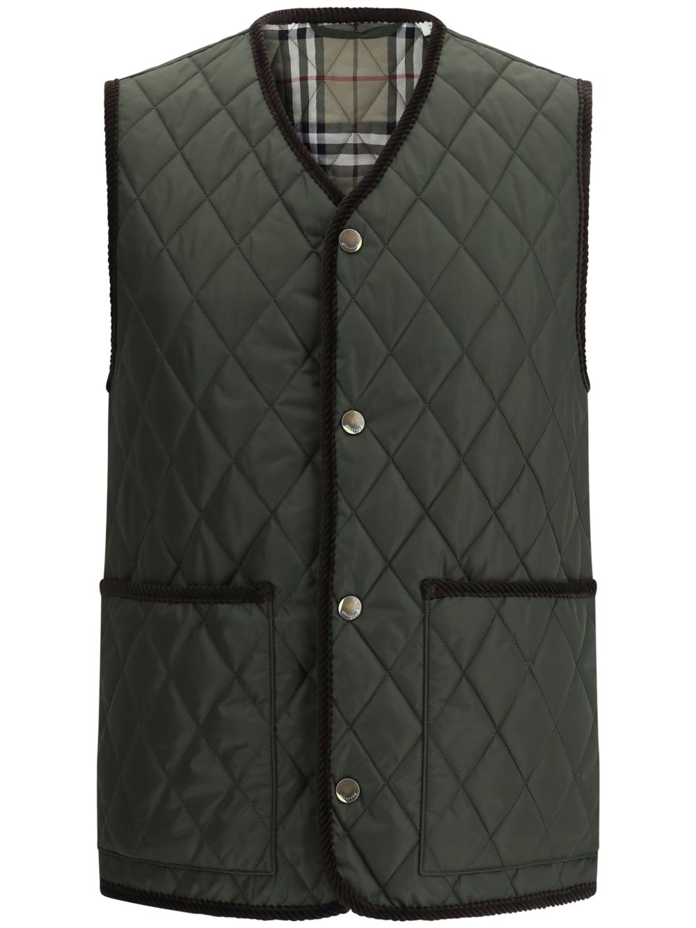 Безръкавко яке с ромбовиден капитон Burberry