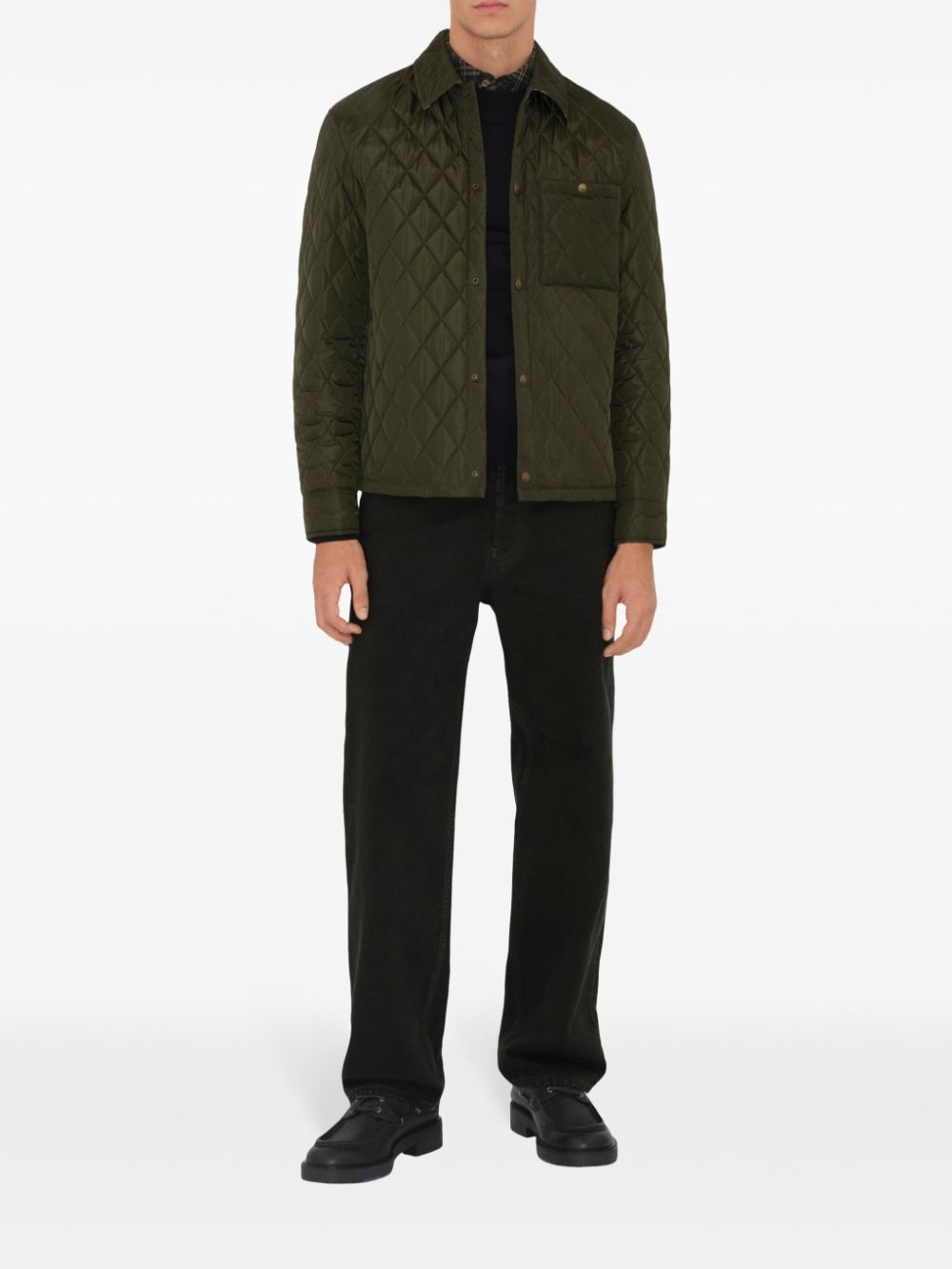 Ватирано яке с дизайн на Burberry