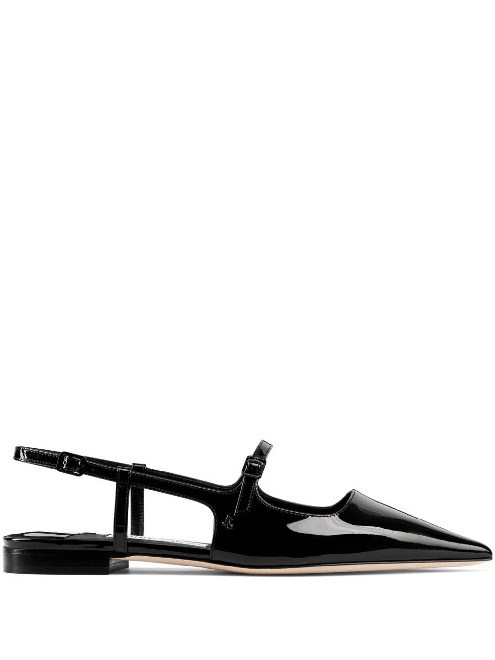 Ниски плоски обувки Jimmy Choo Didi от лакирана кожа