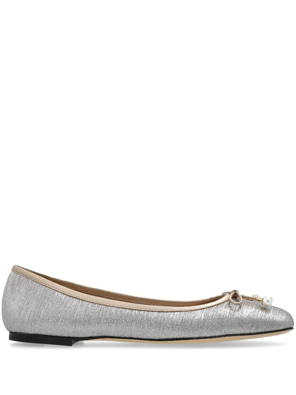 Jimmy Choo Elme плоски обувки с перлена украса