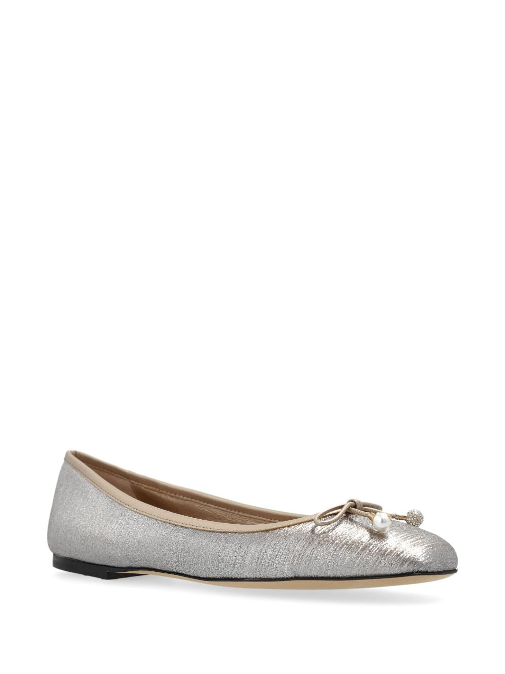 Jimmy Choo Elme плоски обувки с перлена украса