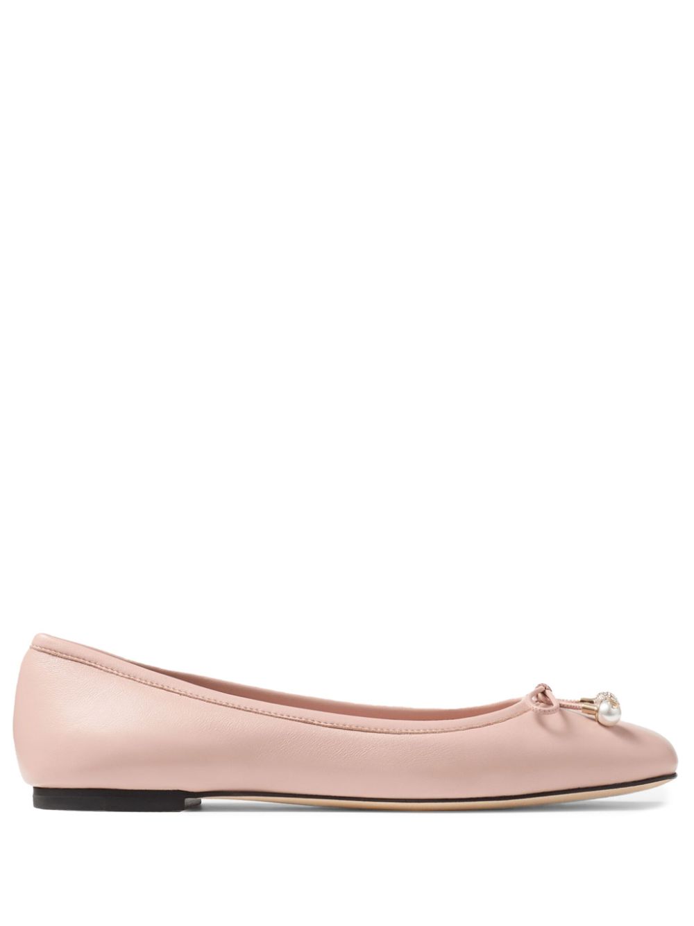 Jimmy Choo Elme плоски обувки с перлена украса