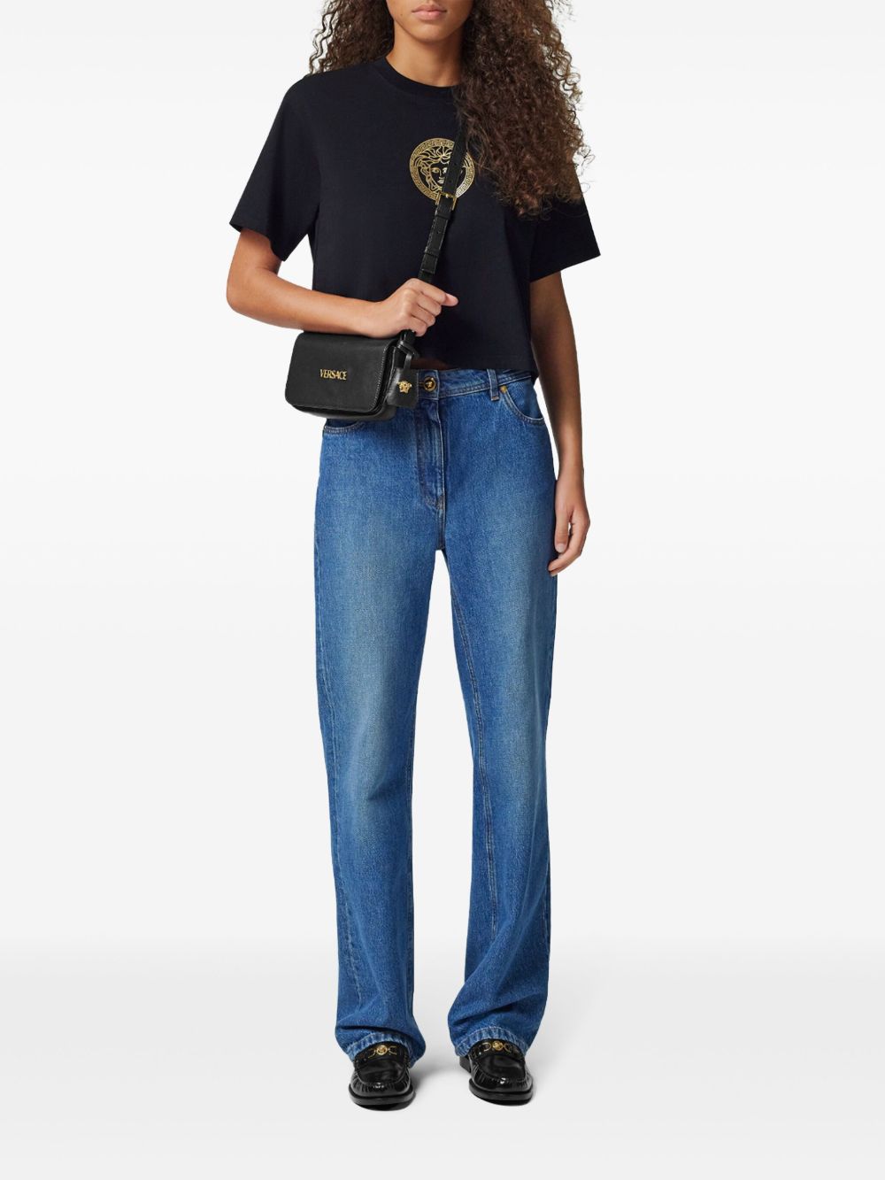 Мини чанта с етикет Versace