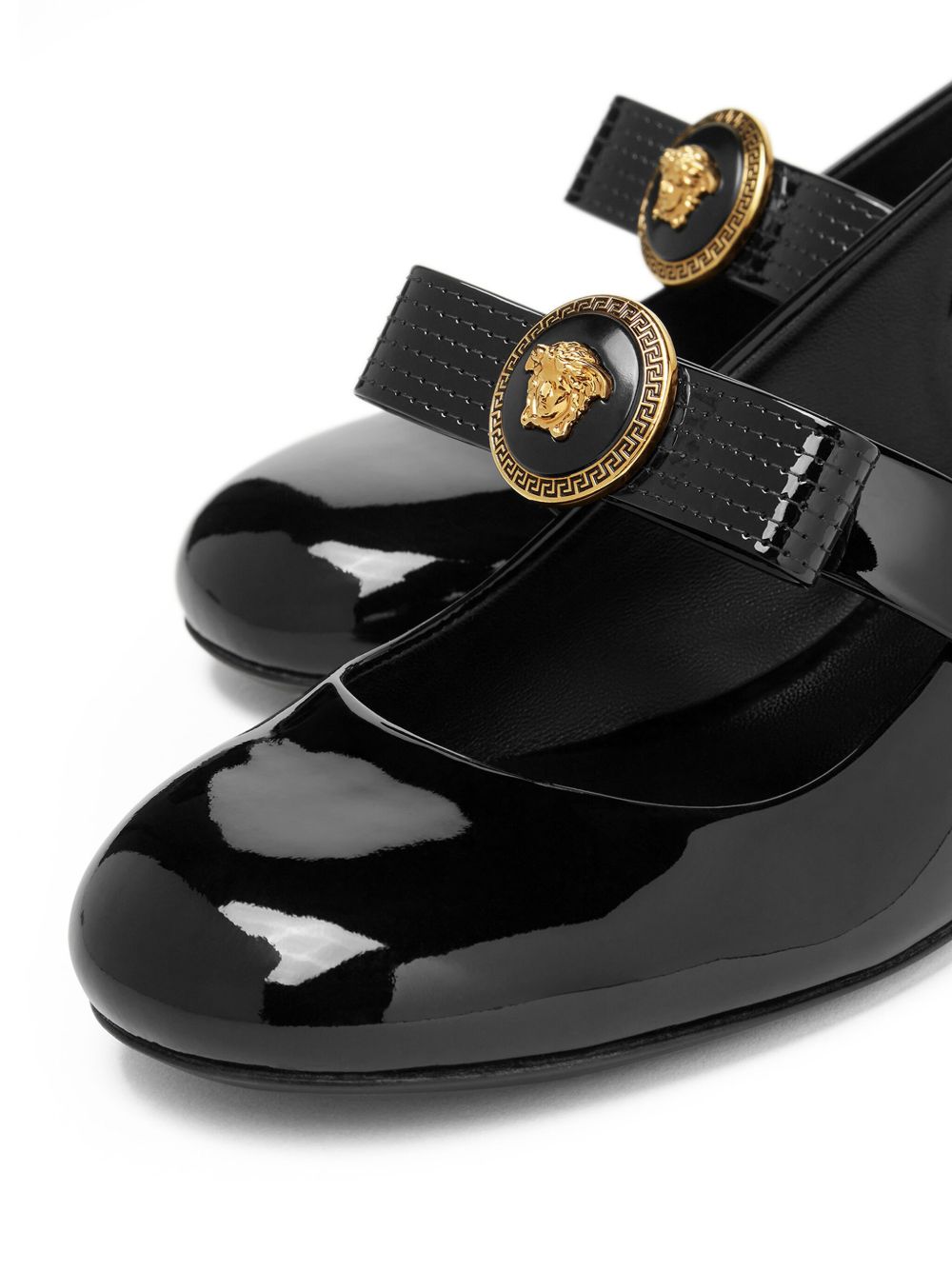 Versace Gianni Ribbon Patent Slingback обувки 35 мм