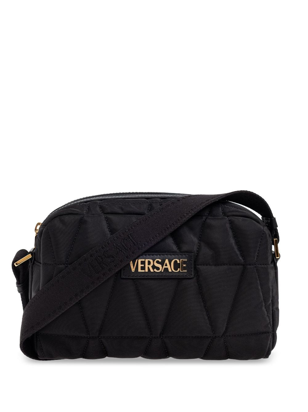 Чанта за рамо Versace с апликирано лого