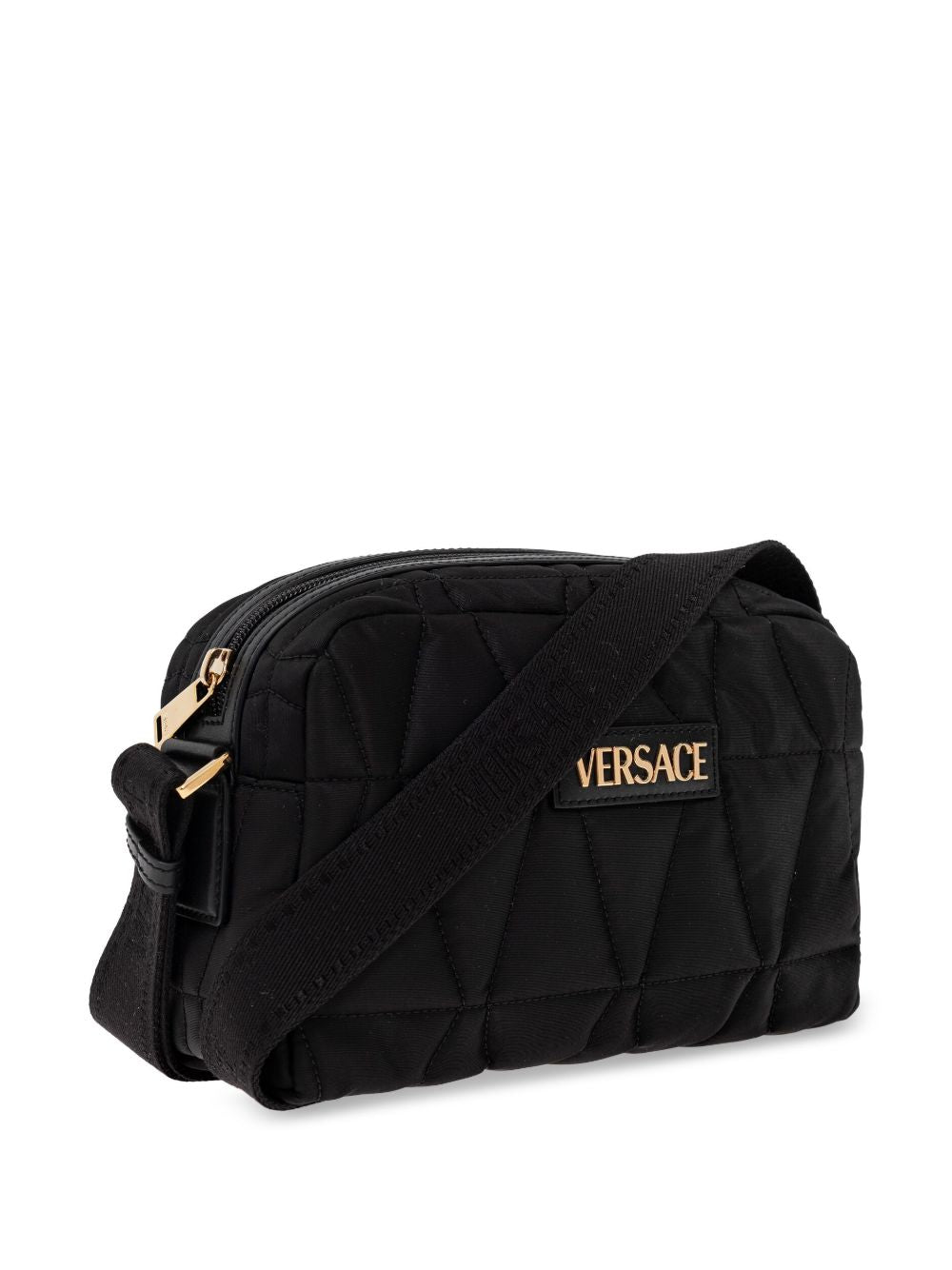 Чанта за рамо Versace с апликирано лого