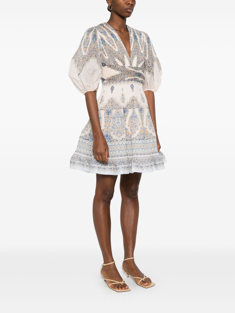Zimmermann pleated mini dress