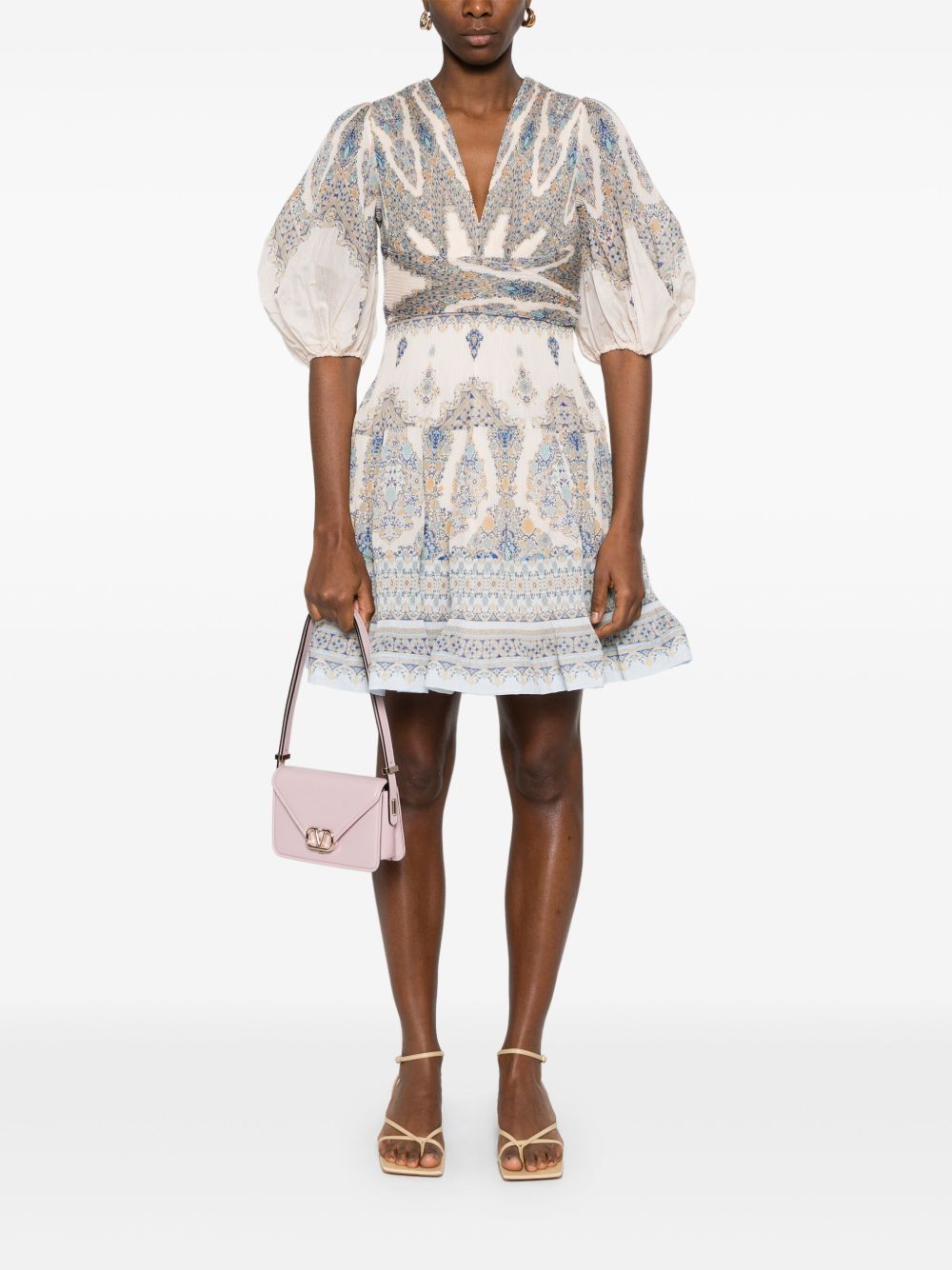 Zimmermann pleated mini dress