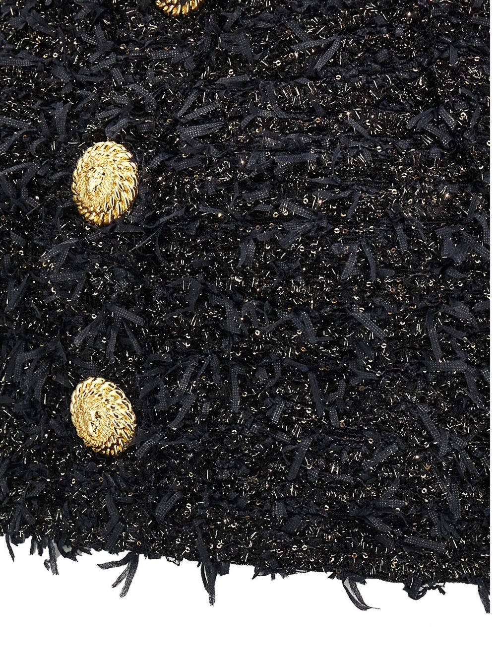 Топ от туид с лурекс Balmain