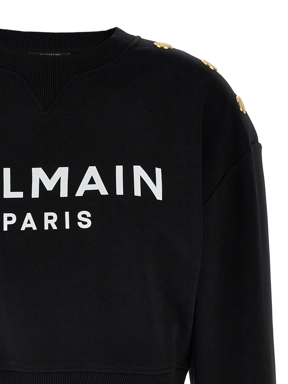 Памучен суитшърт с лого на Balmain