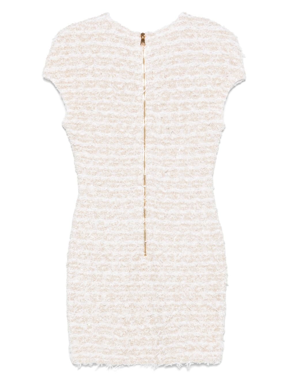 Къса туид рокля Balmain
