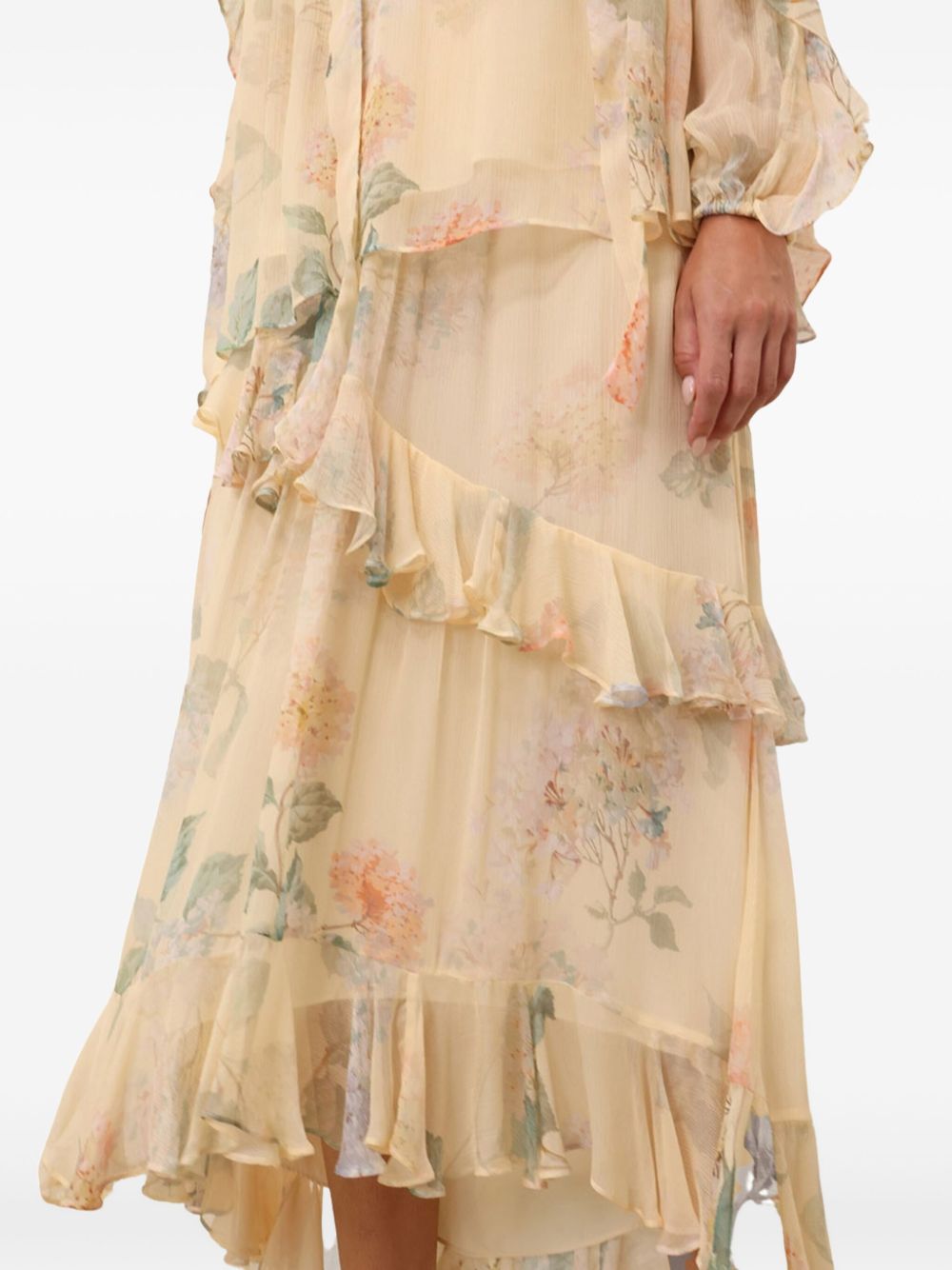 Асиметрична пола Zimmermann Illuminate