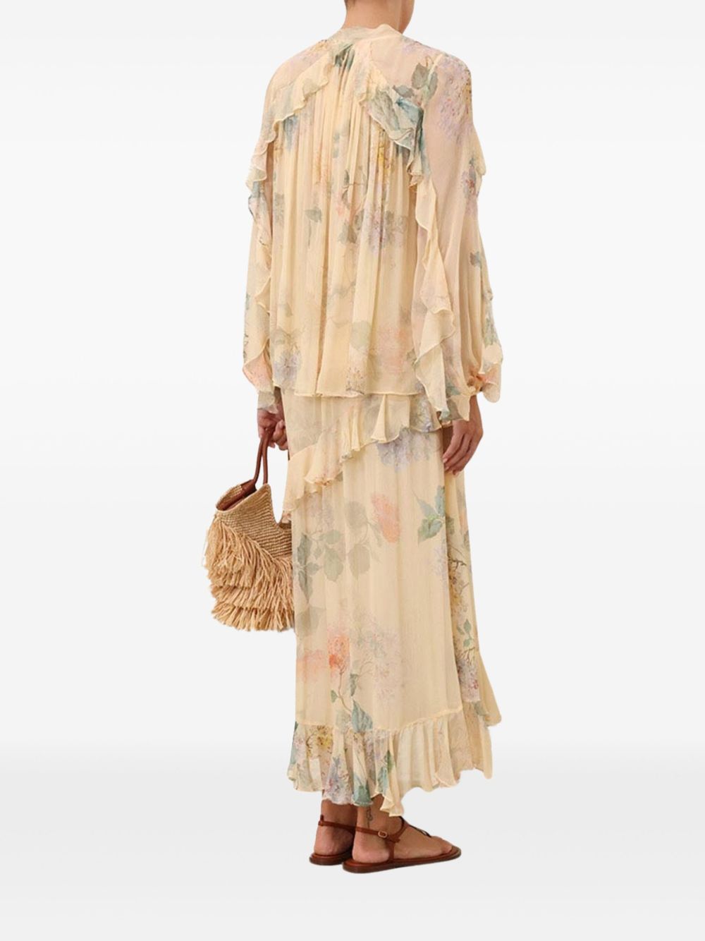 Асиметрична пола Zimmermann Illuminate