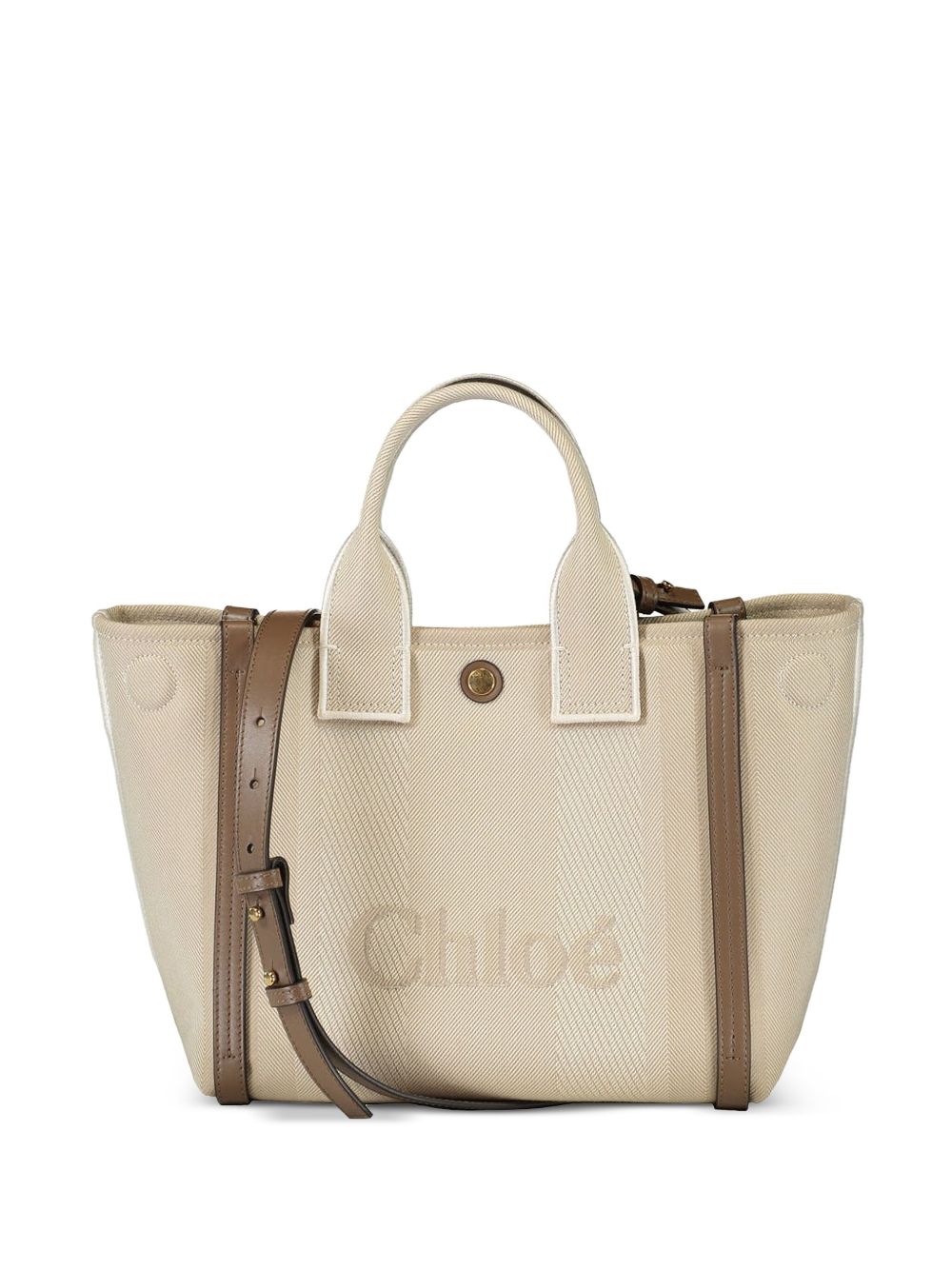 Малка платнена чанта Chloè Chloé