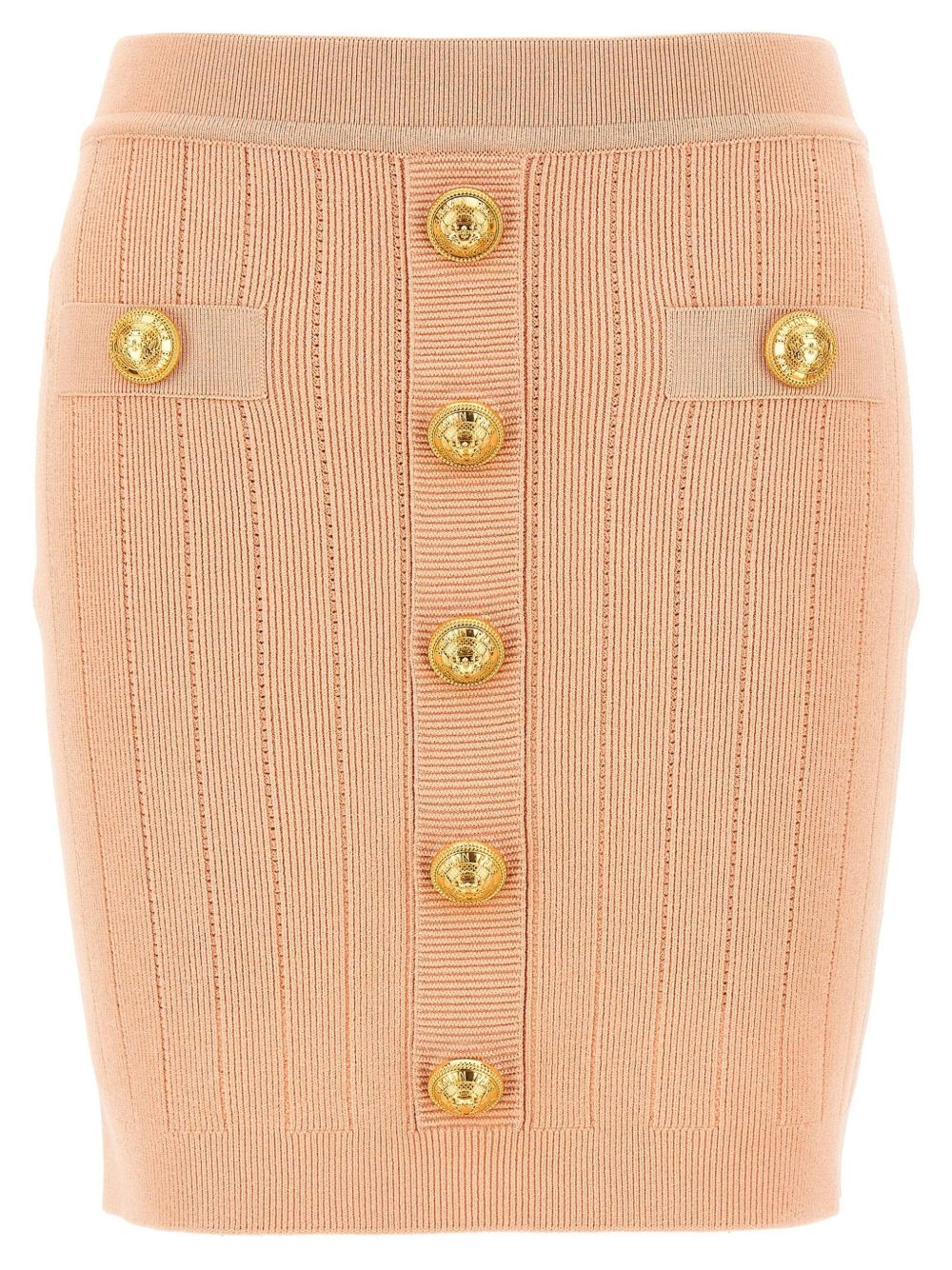 Плетена мини пола Balmain