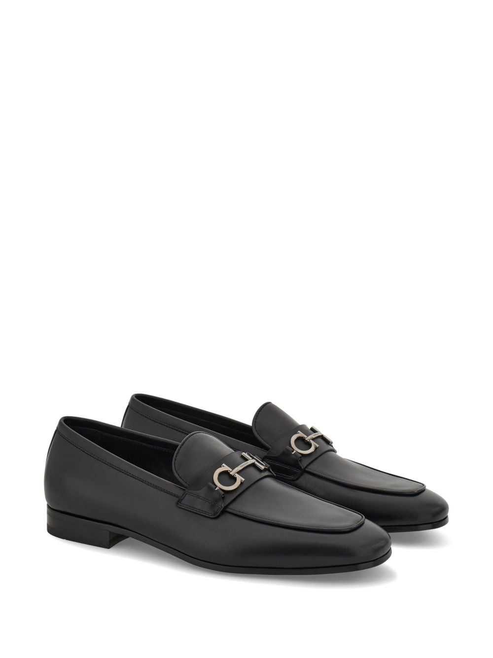 Ferragamo Gancini moccasins with applique
