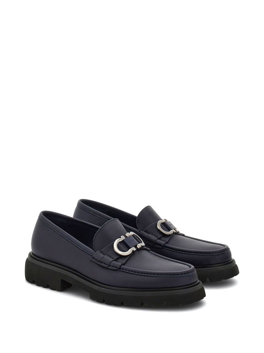 Ferragamo Gancini ornament moccasin