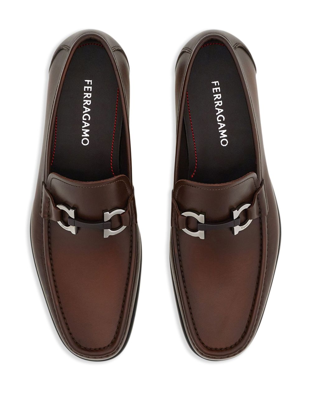 Мокасини Ferragamo Gancini с плака