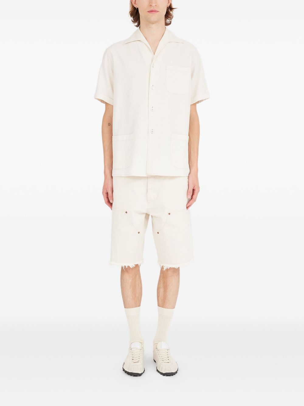 Ризи Maison Margiela бели
